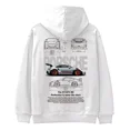 thumbnail image 1 of Sudadera Porsche Automóvil Carreras Hoodie Blanca Unisex, 1 of 3