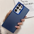 thumbnail image 1 of Luxury Matte Laser Aurora Phone Case For Samsung S24 Ultra S23 S22 Plus S21 S20 FE Note 20 Soft Bumper Colorful Shockproof Cover Navy Nlue For Samsung S24Plus, 1 of 6