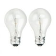 thumbnail image 2 of Philips 40w 120v A-Shape A19 Clear 2670k DuraMax Incandescent lamp - 2 Bulbs, 2 of 2