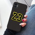 thumbnail image 1 of Étuis de téléphone en silicone Lucky Basketball Clothing Number, iPhone 13, 12, 11, Pro, Max, Poly, X, XS, MAX, 7, 8, 6S, Plus, SE, dehors Cover, 2020 qiuyongming unisex, 1 of 2
