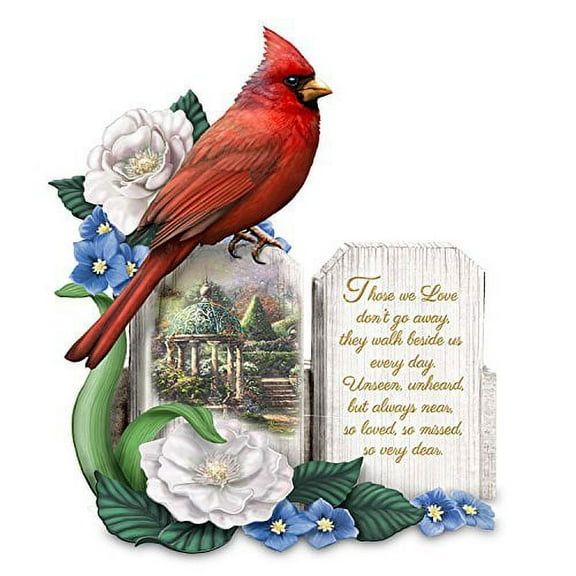 The Hamilton Collection Thomas Kinkade Art Sculpted Cardinal Remembrance Figurine 5-inches