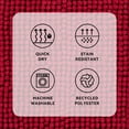 thumbnail image 6 of Mainstays Performance Foam Noodle Bath Rugs, 20"x32" Red, 6 of 9