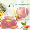 thumbnail image 7 of 6pcs Reusable Fruit Netting Bags Drawstring Mesh Produce Bags 30x35cm Polyester Breathable Storage for Fruit and Vegetable Protection, 7 of 7