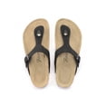 thumbnail image 4 of Women's Cork Thong Footbed Sandals Slide Sandals For Women With Adjustable Strap Buckle Open Toe Beach Sandals, 4 of 5