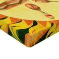 thumbnail image 2 of Ambesonne Mexican Fitted Sheet, Hippie Sombrero, Twin Size, Multicolor, 2 of 3