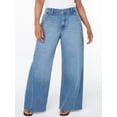 thumbnail image 6 of Celebrity Pink Women's and Women's Plus Wide Leg Jeans, Sizes 1-24, 6 of 11