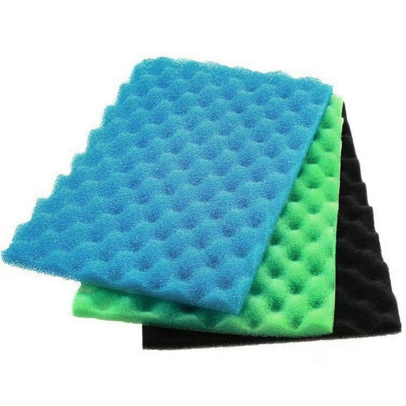 Aquaneat Aquarium Bio Sponge Foam Filter Media Pad for Fish Tank Sump Pond 17"