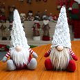thumbnail image 2 of Frogued Nordic Handmade Plush Xmas Santa Gnome Doll Home Ornament Party Holiday Decor (Red), 2 of 9