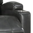 thumbnail image 5 of Benjara BM312353 37 in. Evans Recliner Chair with Power Lift, Cupholders & Faux Leather, Gray, 5 of 6
