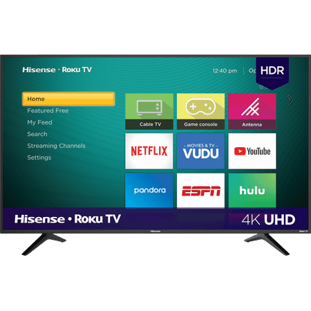 Hisense 55" Class 4K Ultra HD (2160P) HDR Roku Smart LED TV (55R6E1)