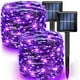 thumbnail image 1 of Guirnalda de luces Dazzle Bright 240 LED solares 24 m Paquete de 2 morado, 1 of 7
