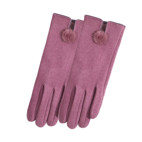 Yuanlong Womens Gloves Winter Soft Touchscreen Warm Glove With Thicker Insulation And Snowproof Glove