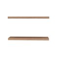 thumbnail image 2 of 31.5" Floating Shelves Set of 2, Wooden Wall Mounted Shelves, Modern Home Storage Decorative Floating Shelves for Living Room, Bedroom, Entryway, Light Oak, 2 of 5