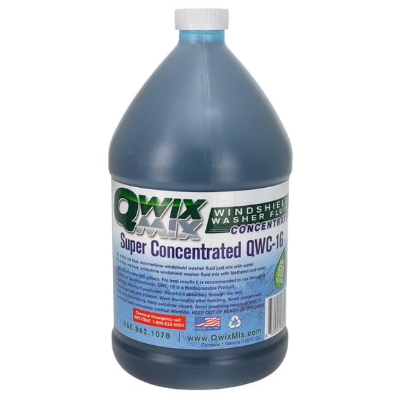 Concentrado de líquido limpiaparabrisas Qwix Mix de 1 galón