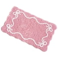 thumbnail image 2 of Bow Knot Bath Mat, Soft Absorbent Artificial Rug for Bathroom Floor, Non-Slip Bedroom Home Decor Entryway Mat, Indoor Living Room Display Enhancement, 15.75" x 23.62", KTFgvq, 2 of 7