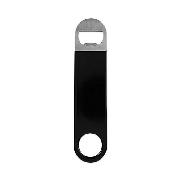 TrueBlade?: Bottle Opener with Black Rubberized Handle by True