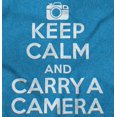 thumbnail image 2 of Keep Calm Carry A Camera Photographer Womens Fitted Plus Size Graphic Tee Brisco Brands 2X, 2 of 5