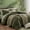 Green, variant on BDEUS 5 Pieces Comforter Set Twin/Twin-XL,Bed in A bag,All Seasons Bedding sets with Comforter,Fitted Sheet,Flat Sheet,Pillowcase & Shame,Olive green