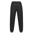 thumbnail image 4 of ZHOUCHANKIDS Snow Pants Womens Winter Windproof Down Pants Warm Outdoor Ski Pants Padded Loose Ultralight Warm Trousers Black XXL, 4 of 4