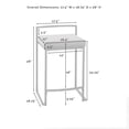 thumbnail image 2 of Crosley Furniture Harlowe Modern Steel Counter Stools, Creme (Set of 2), 2 of 5