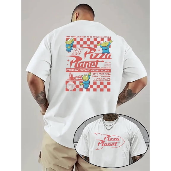 Mens Novelty Tee TBirthday Himshirt Short Sleeve MenGifts MenS Fashion Oversize Casual Loose Pizza PlaneTBirthday Himshirt The Breathable Blouses That Absorb Sweat And Are Suitable Washing