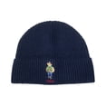 thumbnail image 3 of Polo Ralph Lauren Men's Signature Varsity Bear Beanie - Newport Navy, 3 of 3