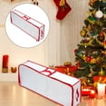 thumbnail image 2 of Winty Christmas Tree Storage Bag,Christmas Wreath Storage Bag,Christmas Storage Rack Spacious Under Bed Holiday Wrapping Paper Container Perfect for Gift Wrapping Ribbons Bows Wrapping Etc, 2 of 9