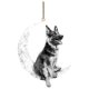 thumbnail image 4 of Teissuly Christmas Dog Pendant Tree Decoration Pendant Flat Acrylic Pendant Home Car Decoration Teissuly WER202310166014, 4 of 9