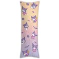 thumbnail image 1 of Funda de almohada Kuromi de cuerpo entero, funda de almohada larga, almohada de compañero de juegos para niños, cojín de sofá, muebles para el hogar, decoraciones de cama de 20" x 54", 1 of 1