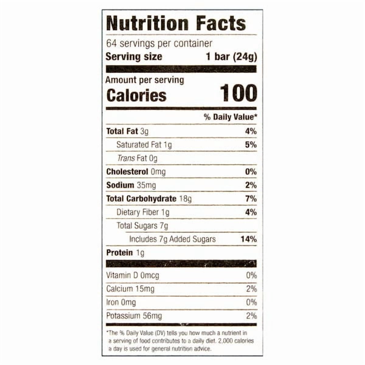 Kirkland Signature Soft & Chewy Granola Bars, 0.85 oz, 64-count