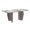 Light Grey, variant on LeisureMod Zelan Modern 55” Rectangular Dining Table for 4 to 8 People with Sintered Stone Top and Stainless Steel Base in Deep Grey