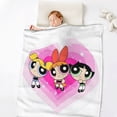 thumbnail image 5 of The Powerpuff Girls Anti-Pilling Flannel 32"X48" Super Soft Plush Air Condition Quilt Fluffy Warm Cozy Decorative Blankets, 5 of 7