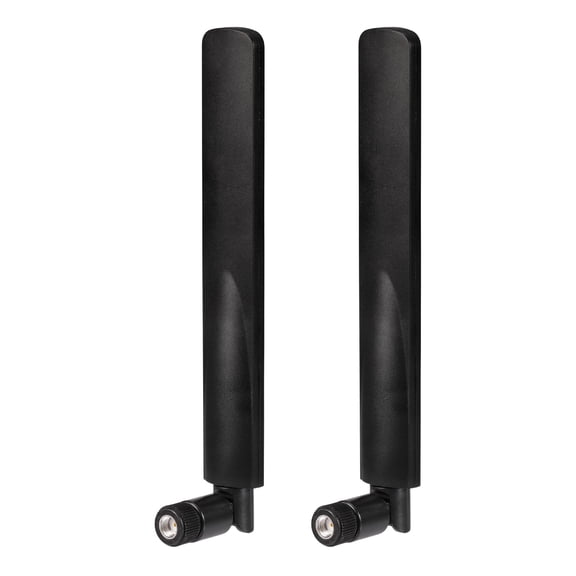 Eightwood Dual Band Directional WiFi Antenna RP-SMA for Desktop PC Computer Wireless PCIe Card Router Security Camera Video Surveillance Monitor 2-Pack