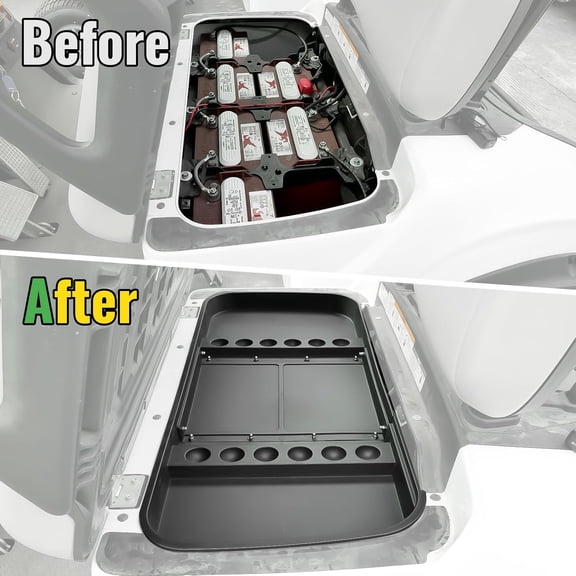 Under Seat Storage Tray for Yamaha G29 Golf Cart 2007-2016 Drive2  ABS Organizer Basket