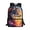 Colorful Galaxy Wolf, variant on Black and White Cow School Backpack for Students Age 6-18 Preschool Elementary Middle High School 17 Inch Large Capacity Schoolbag Kids Back to School Casual Travel Bookbag