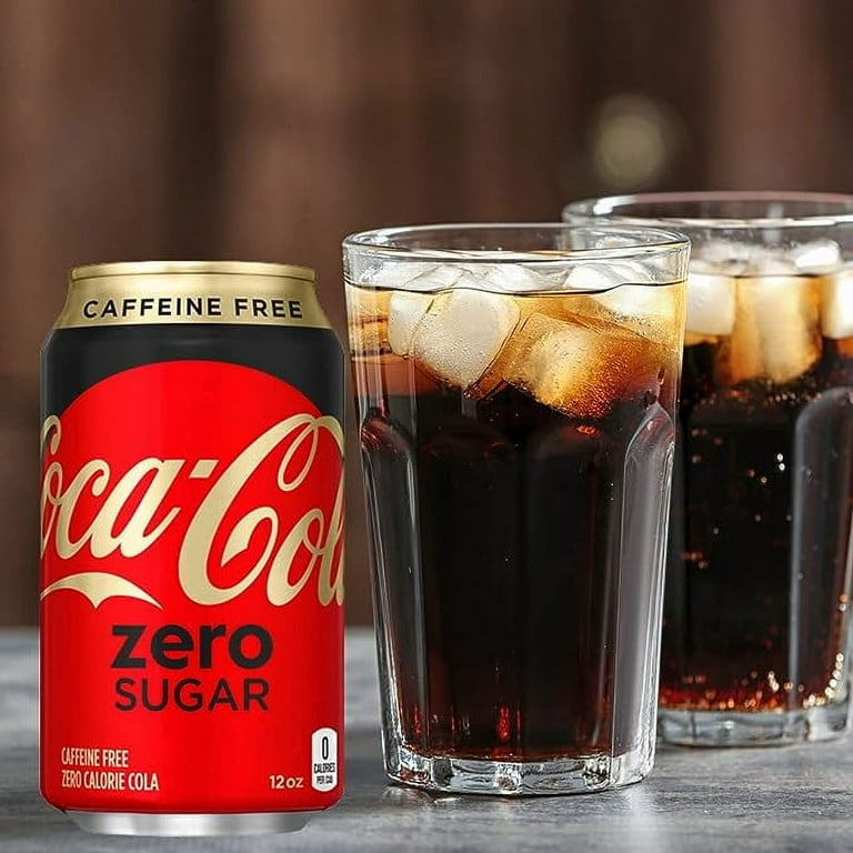 Coke Zero Caffeine Free Soda 12 oz Cans Bundled by Louisiana