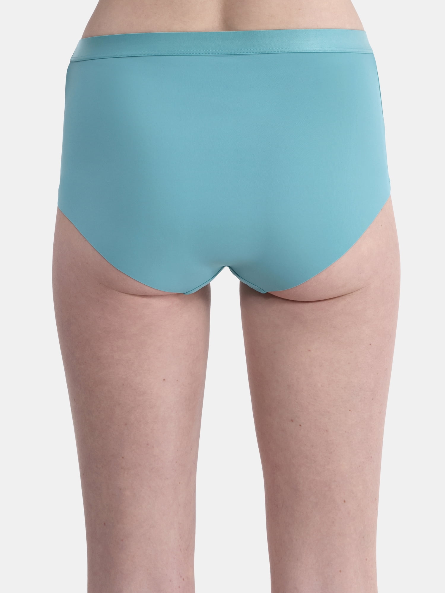(3 pack) No Boundaries Micro Brief Panty, Women’s and Women’s Plus, Sizes S-XXXL