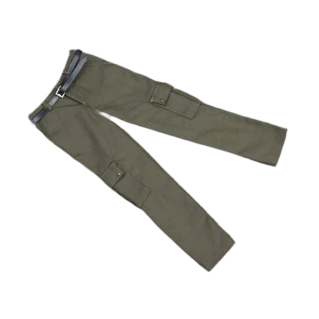 Pantalones para figuras masculinas a escala 1/6, minipantalones, decoración de muñecas, cinturón en miniatura, pantalón en miniatura para figuras de