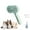 Green, variant on Furry Basics Pet Grooming Brush, Furry Basics Pet Brush, Furrybasics Pet Grooming Comb, Pet Hair Removal Comb with Water Tank and Release Button (Green+Pink)
