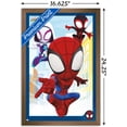 thumbnail image 3 of Marvel Spidey And His Amazing Friends - Group Wall Poster, 14.725" x 22.375", Framed, 3 of 5