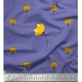 thumbnail image 1 of Soimoi Polyester Crepe Fabric Floral Clip Art Printed Craft Fabric by The Yard 52 Inch Wide, 1 of 1