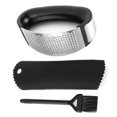 thumbnail image 1 of Home Stainless Steel Manual Garlic Press Crusher Squeezer Mincer Chopper Masher Kitchen Gadget, 1 of 9