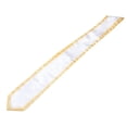 thumbnail image 3 of a refined product description based on the details you provided:\n\n \n\n**Unisex Graduation Stole Sash – White Satin Choir Shawl for School Graduations, 3 of 3