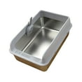 thumbnail image 4 of TISHITA Cat Litter Box Anti Splashing Sturdy Kitty Litter Pan for Kittens Kitty Cats Light Gray, 4 of 8