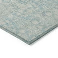 thumbnail image 4 of Addison Rugs Chantille Indoor/Outdoor Transitional Damask Aqua Washable Rectangle Rug, 1'8" x 2'6", 4 of 6