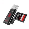 thumbnail image 3 of C396 Duo Usb 3,0 Sd Tf lector de tarjetas compatible con lectura simultánea Afortunado Sencillez, 3 of 5