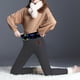 thumbnail image 3 of Gibobby pantalones de mujer Leggings Pantalones Cintura Impreso Calientes Mantener Mujeres Pantalones largos casuales（Gris， XXXXL), 3 of 5