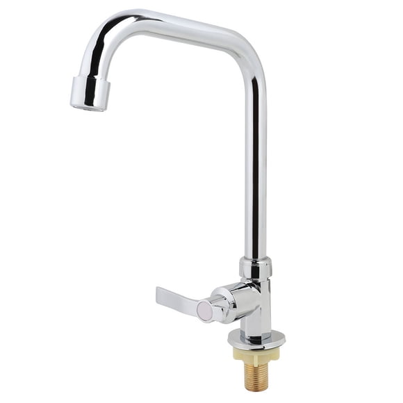 Robinet d'eau de cuisine -G1/2"en alliage brossé robinet de cuisine d'eau froide évier de cuisine robinets de lavabo