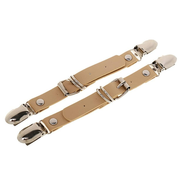 Liguero para piernas de mujer, estilo punk gótico, tirantes para muslos, medias, cinturón color piel Desnudo