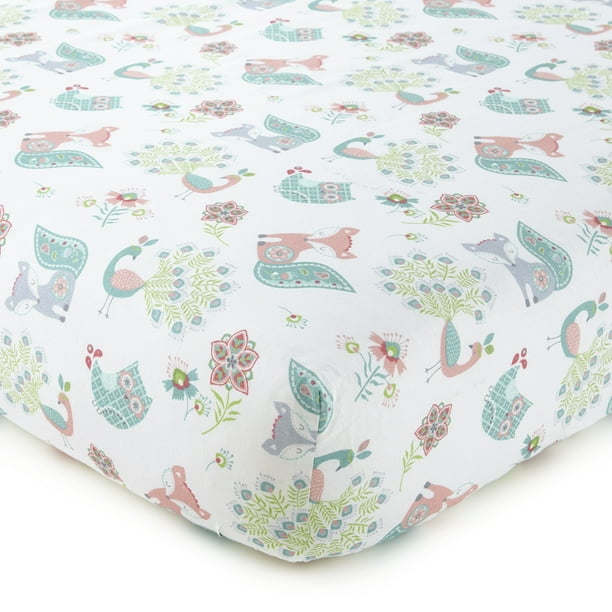 Levtex Baby - Fiona Crib Fitted Sheet - Fits Standard Crib ...